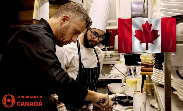 Trabajos de chef en Canadá